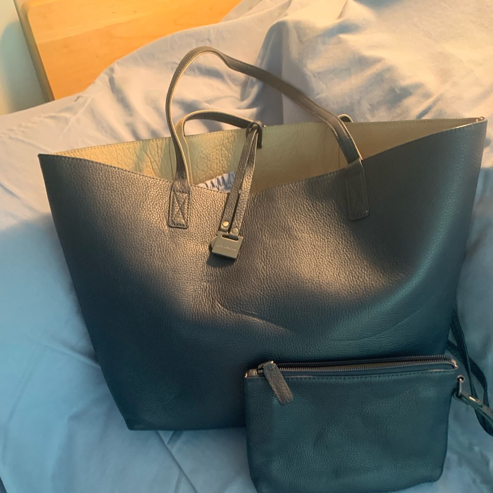 Reversible Leather tote